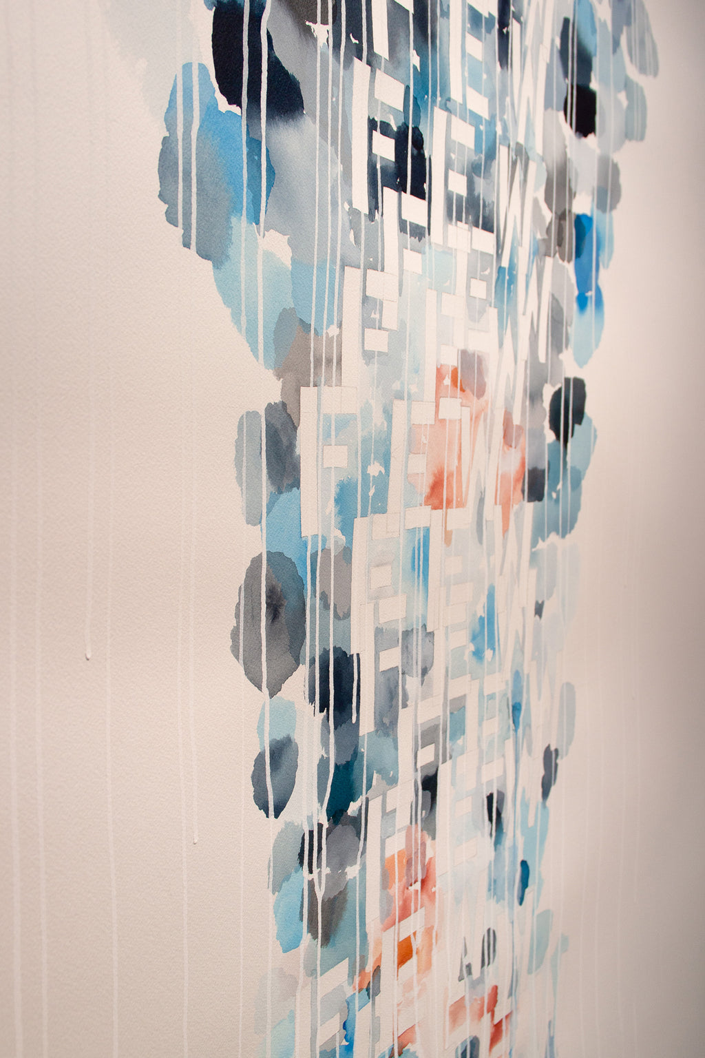 Installation by Gail Tarantino titled "Vocal Learning-Western Bluebird" - 6.