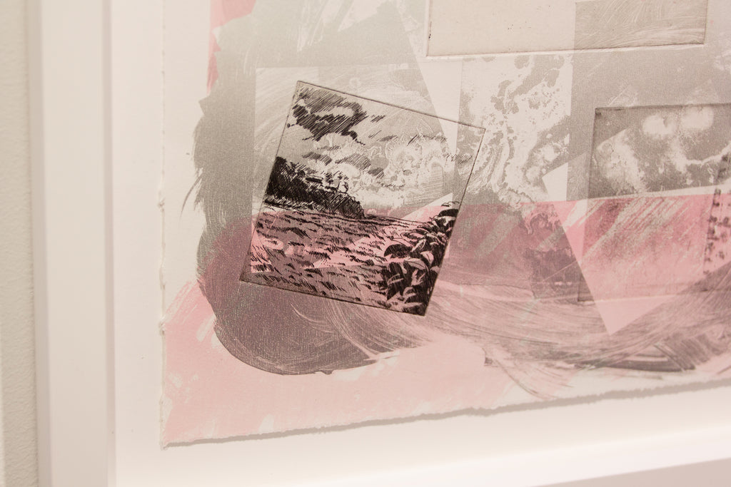 Print by Ruben Castillo titled "Through & Through" - 8.