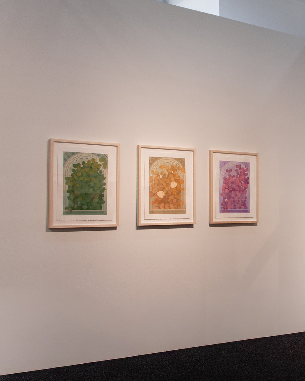 Painting by Lucía Rodríguez Pérez titled "Untitled (yellow niche)" - 3.