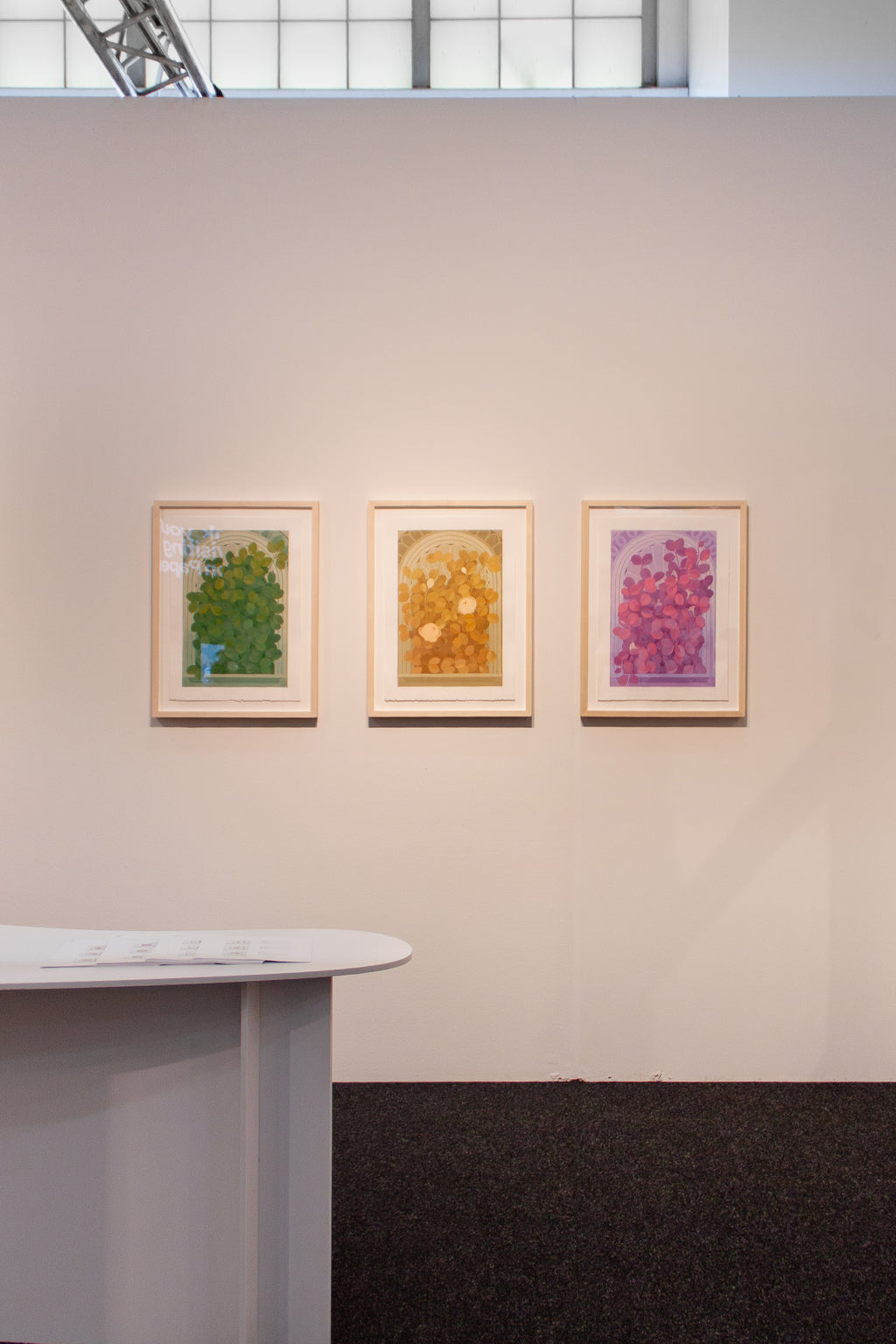 Painting by Lucía Rodríguez Pérez titled "Untitled (green niche)" - 4.