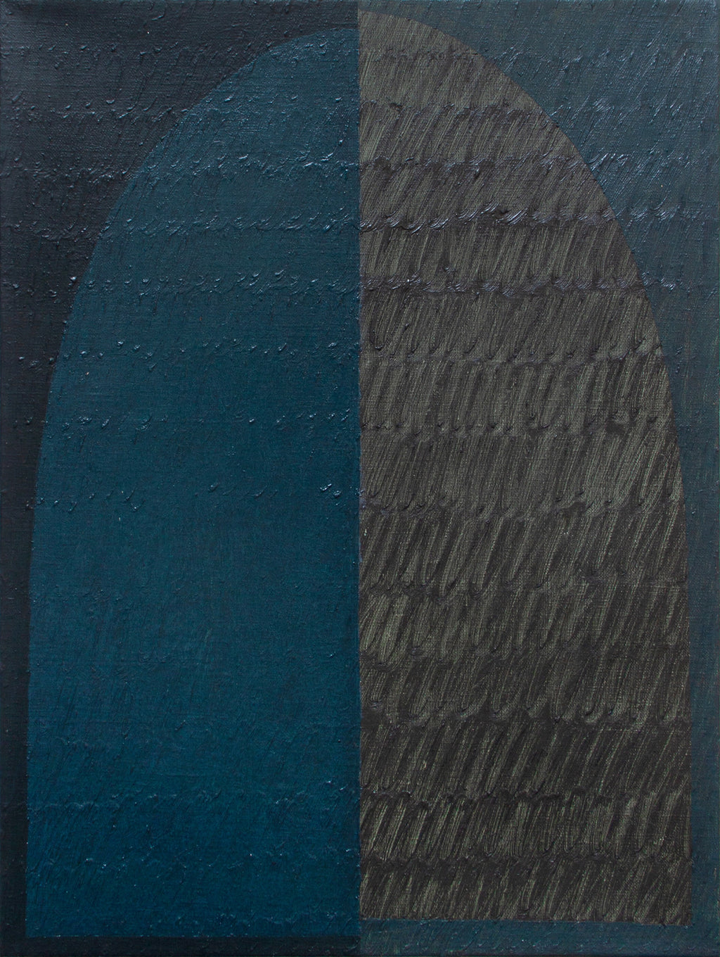 Painting by Aschely Vaughan Cone titled "Green Arch in Cool Light" - 2.