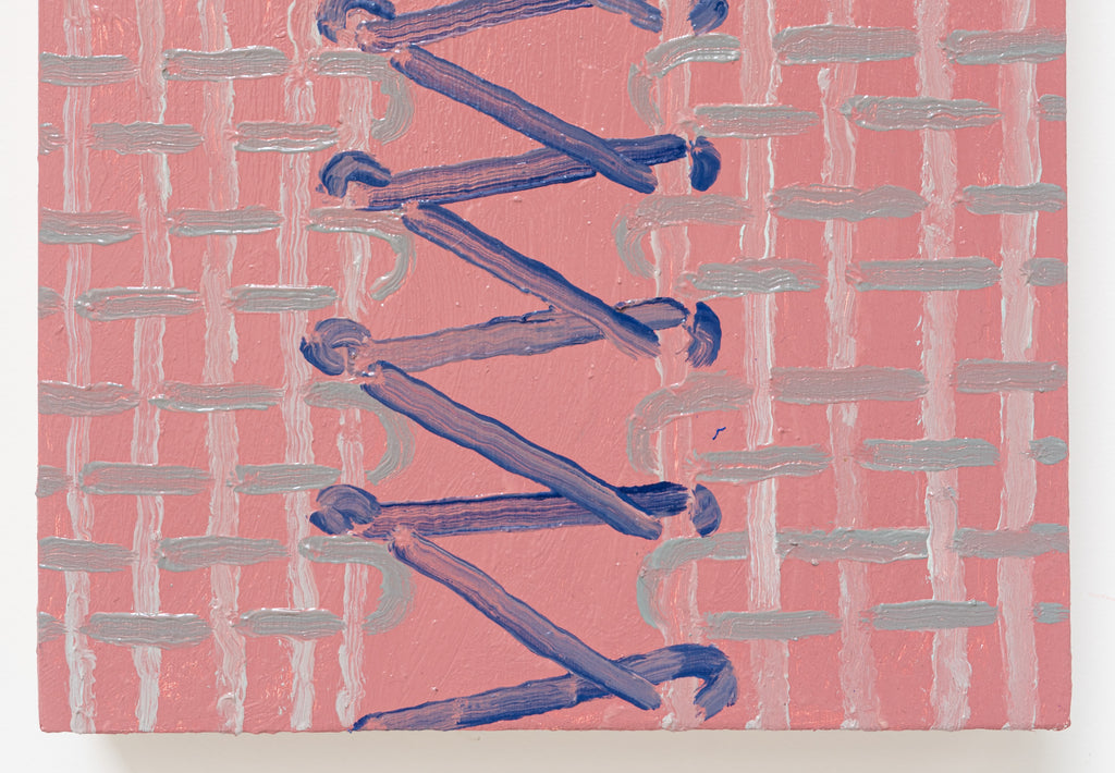 Painting by Aschely Vaughan Cone titled "Joining III, Red" - 6.