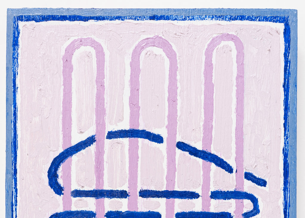 Painting by Aschely Vaughan Cone titled "Tabby Weave, Bubbling III" - 5.