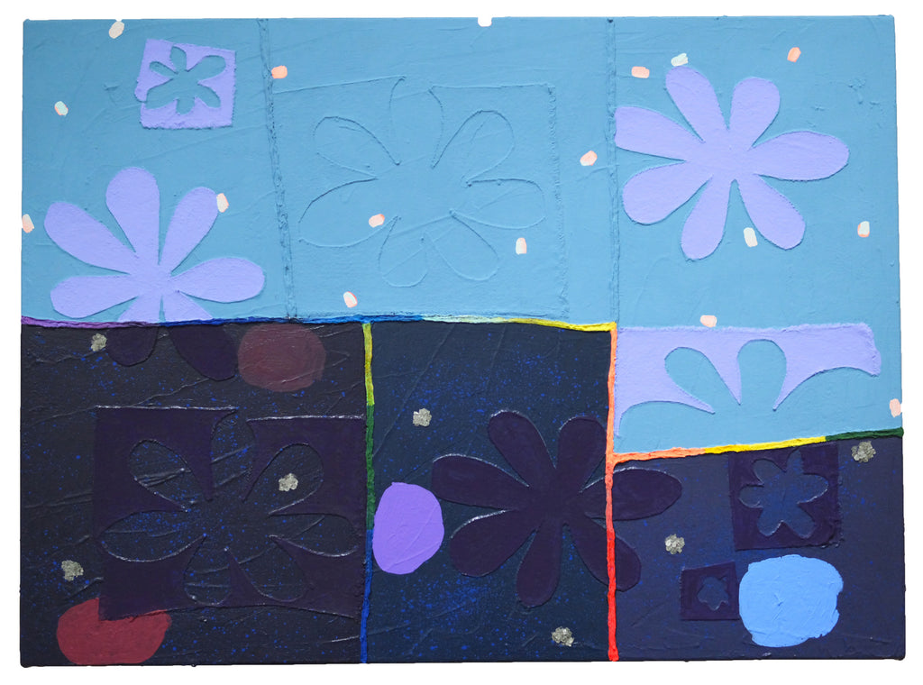 Painting by Ashely Peifer titled "all this blue sky" - 2.