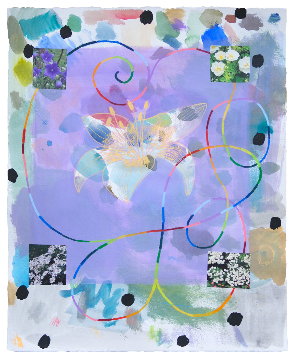 Painting by Ashely Peifer titled "irrepressible wonder and delight" - 2.