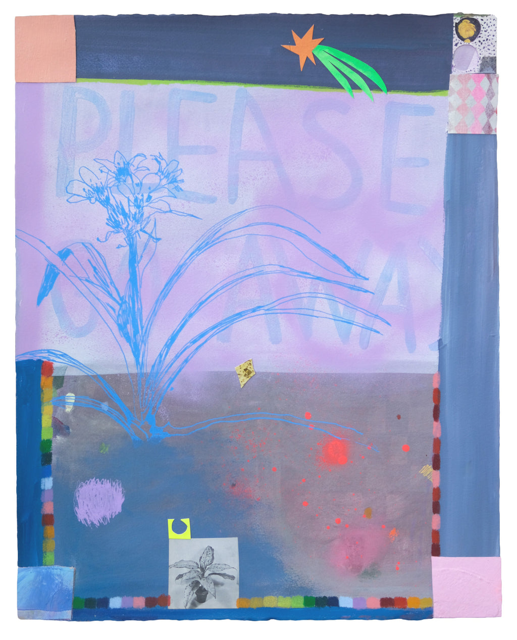 Painting by Ashely Peifer titled "keep out" - 2.