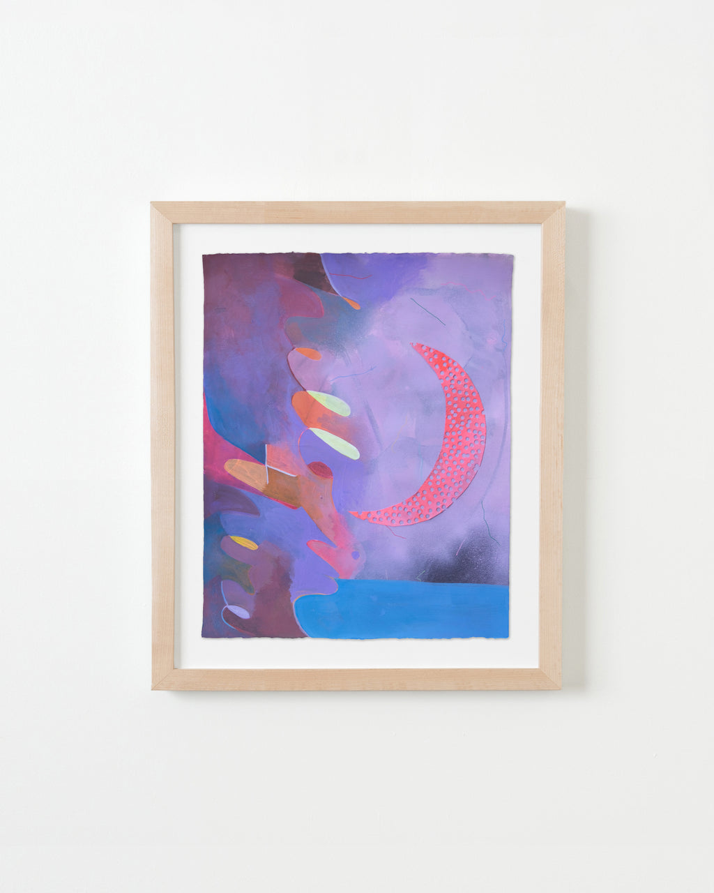 Painting by Ashely Peifer titled "letter to my subconscious" - 4.