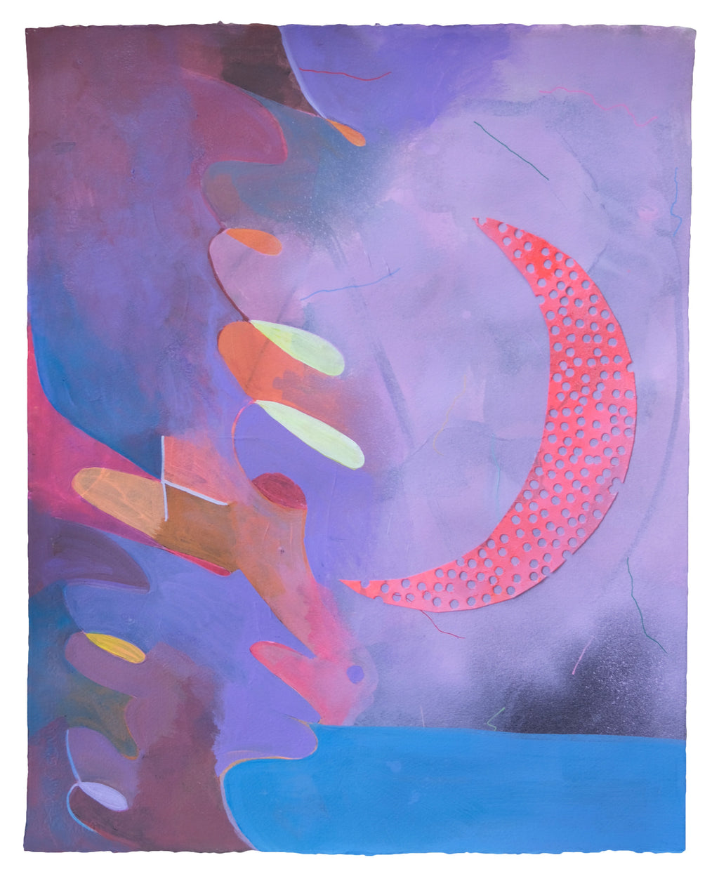 Painting by Ashely Peifer titled "letter to my subconscious" - 2.