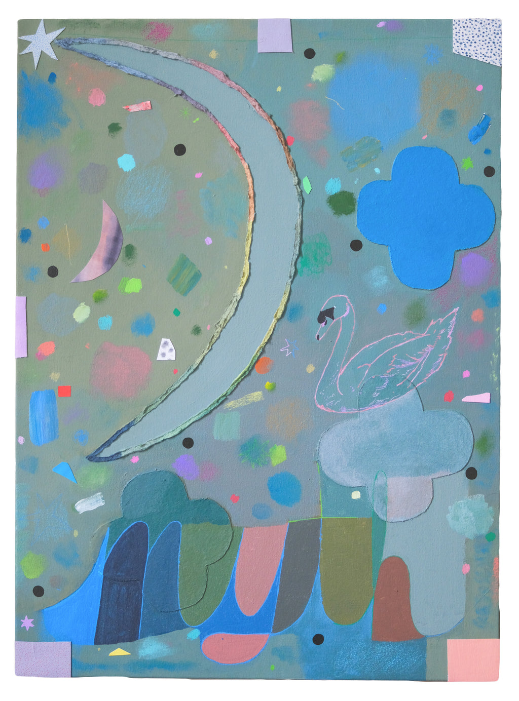 Painting by Ashely Peifer titled "mythopoesis" - 2.
