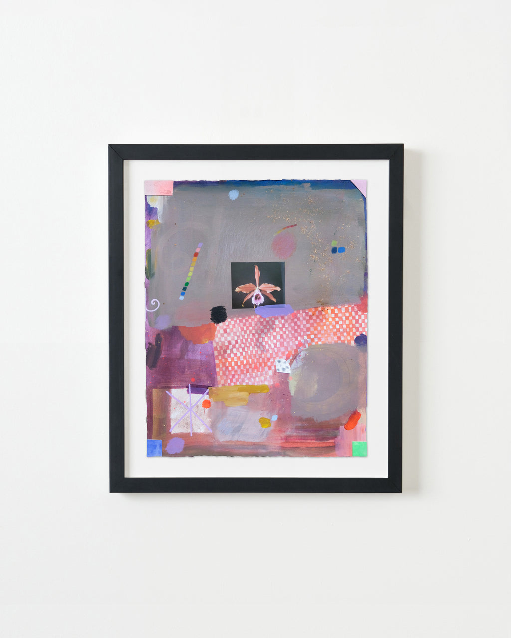 Painting by Ashely Peifer titled "orchid magick" - 3.