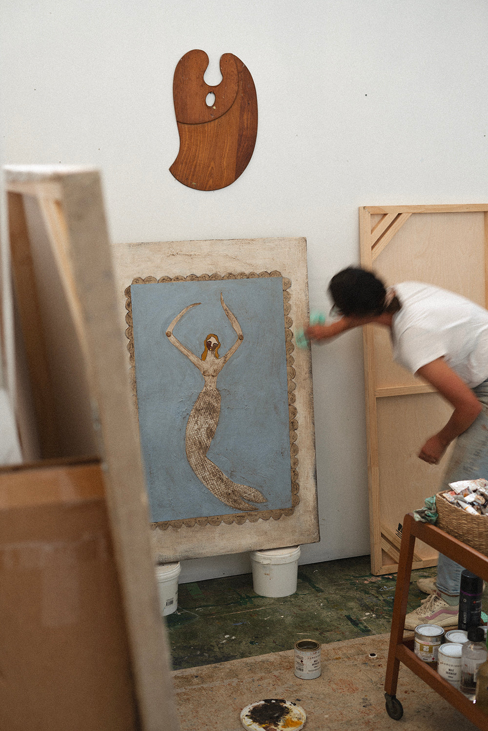 Painting by Brittany Ferns titled "Sirens Song" - 10.