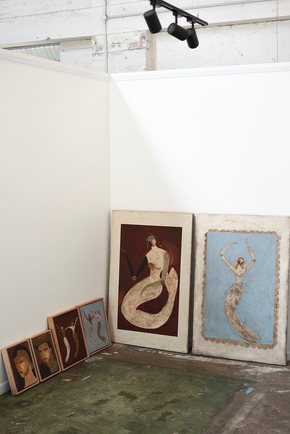 Painting by Brittany Ferns titled "Sirens Duet One" - 7.