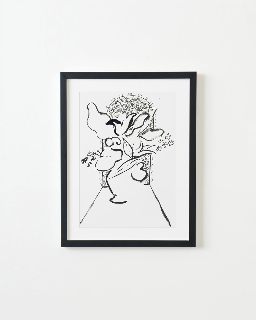 Drawing by Ba Ousmane titled "Grosse levre" - 3.