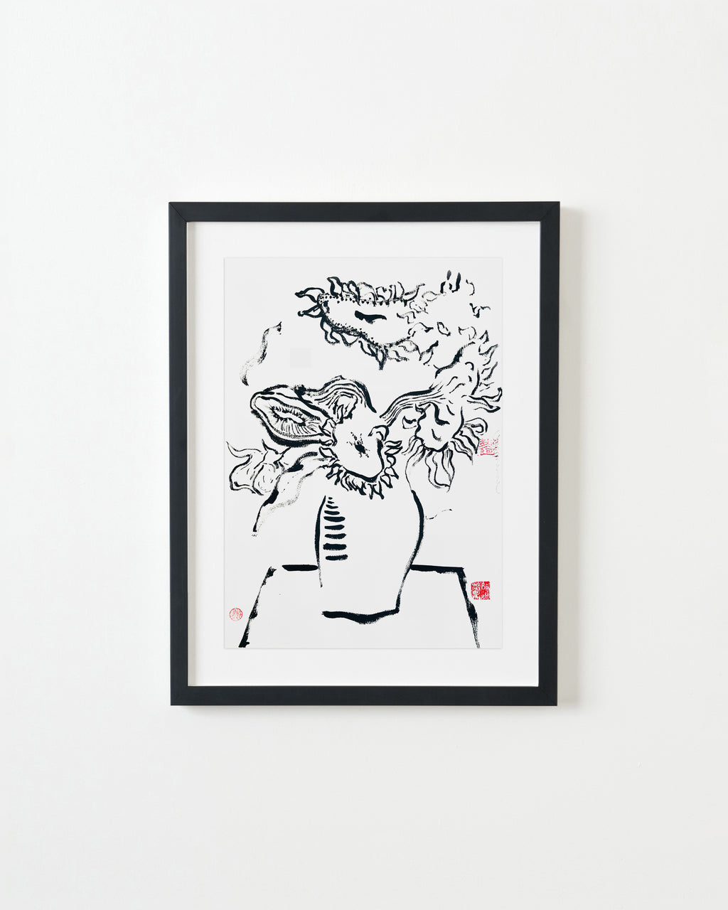 Drawing by Ba Ousmane titled "Tournesol" - 3.