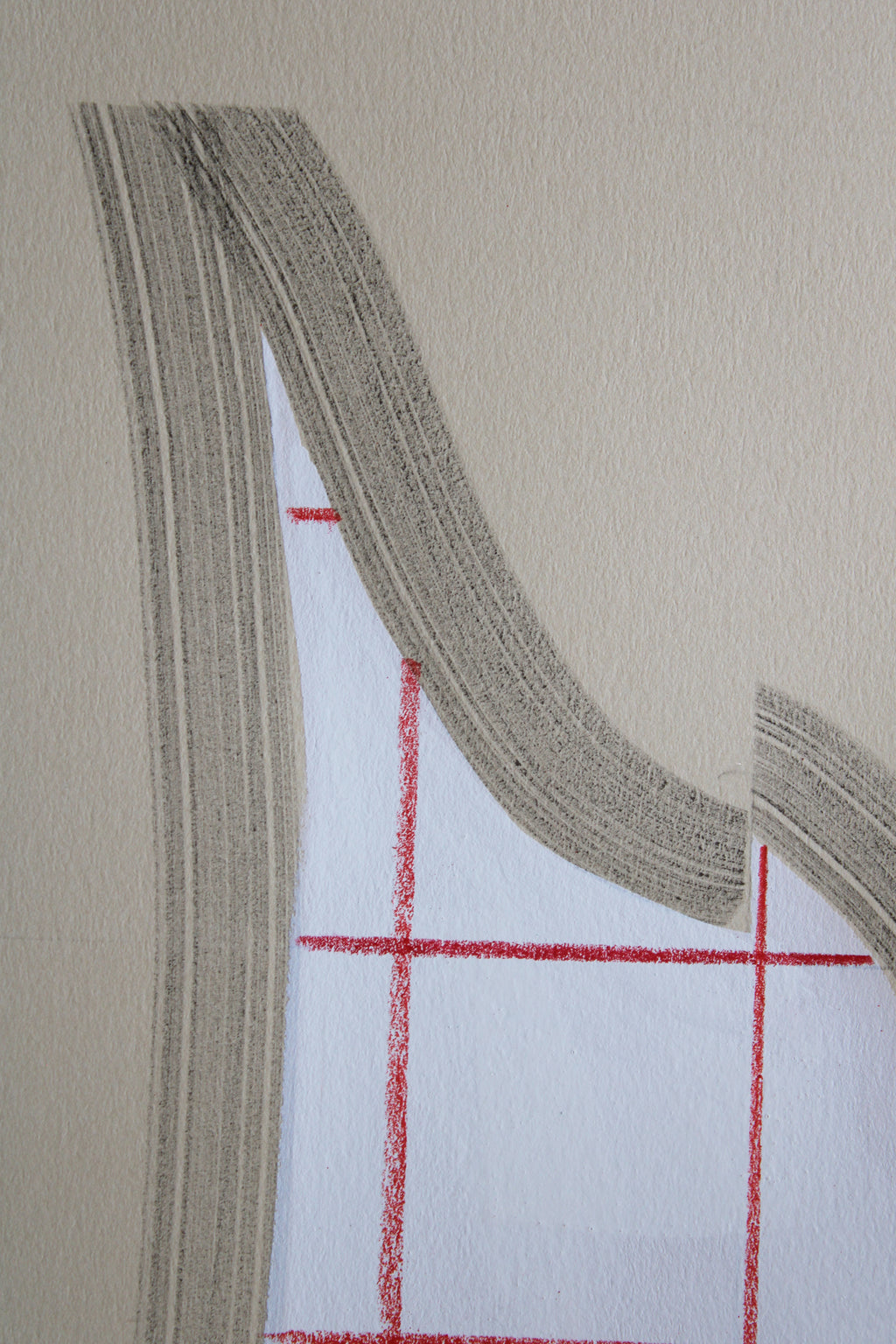 Painting by Anna Koeferl titled "Banana Tree Sculpture No. 3" - 4.