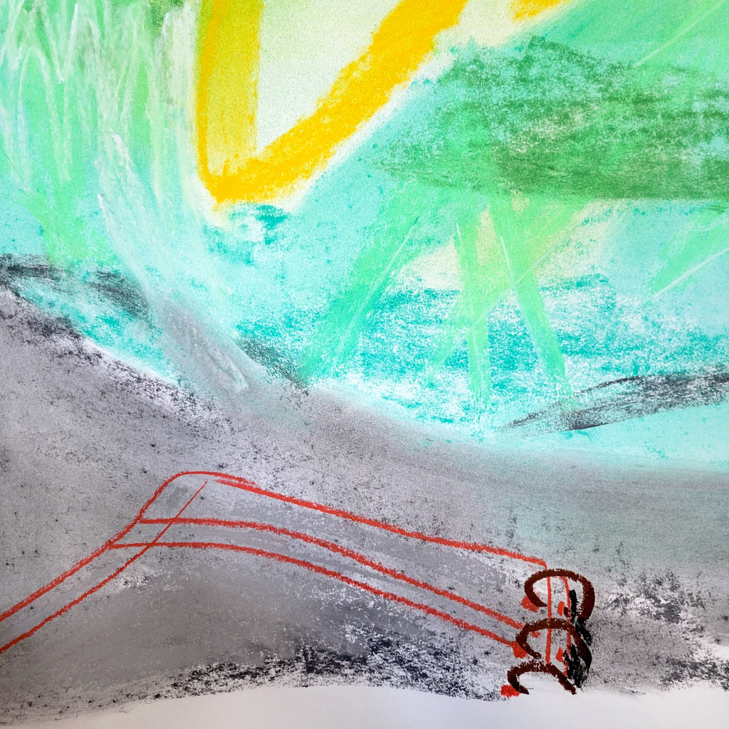 Drawing by Nina Bellucci titled "Daffodil Diary" - 3.