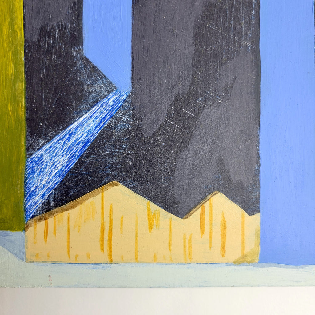 Painting by Nina Bellucci titled "Divided, We Still Stand" - 4.