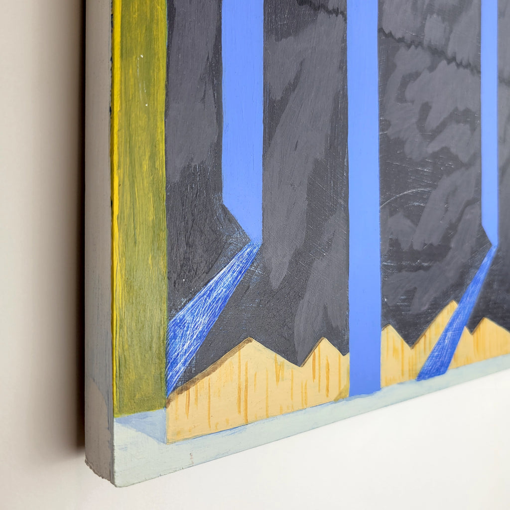 Painting by Nina Bellucci titled "Divided, We Still Stand" - 5.