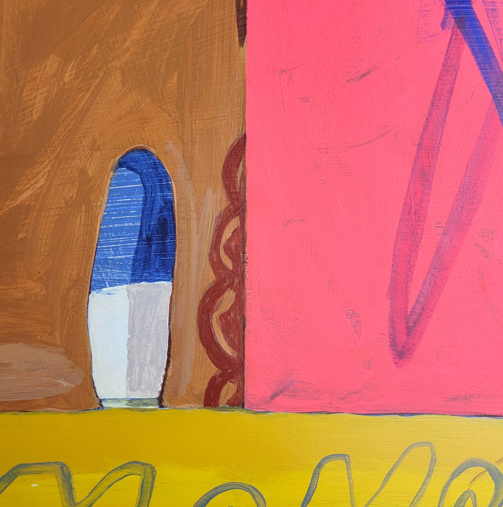 Painting by Nina Bellucci titled "Infinite Lines" - 3.