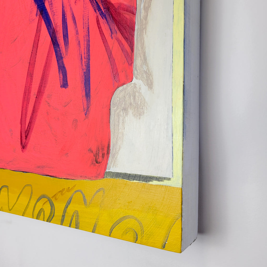 Painting by Nina Bellucci titled "Infinite Lines" - 4.