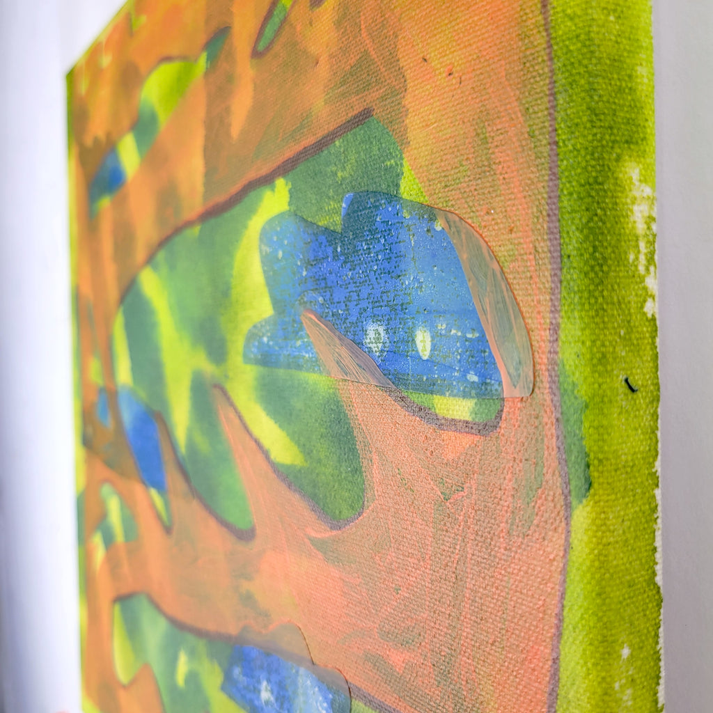 Painting by Nina Bellucci titled "Everything in Time" - 3.