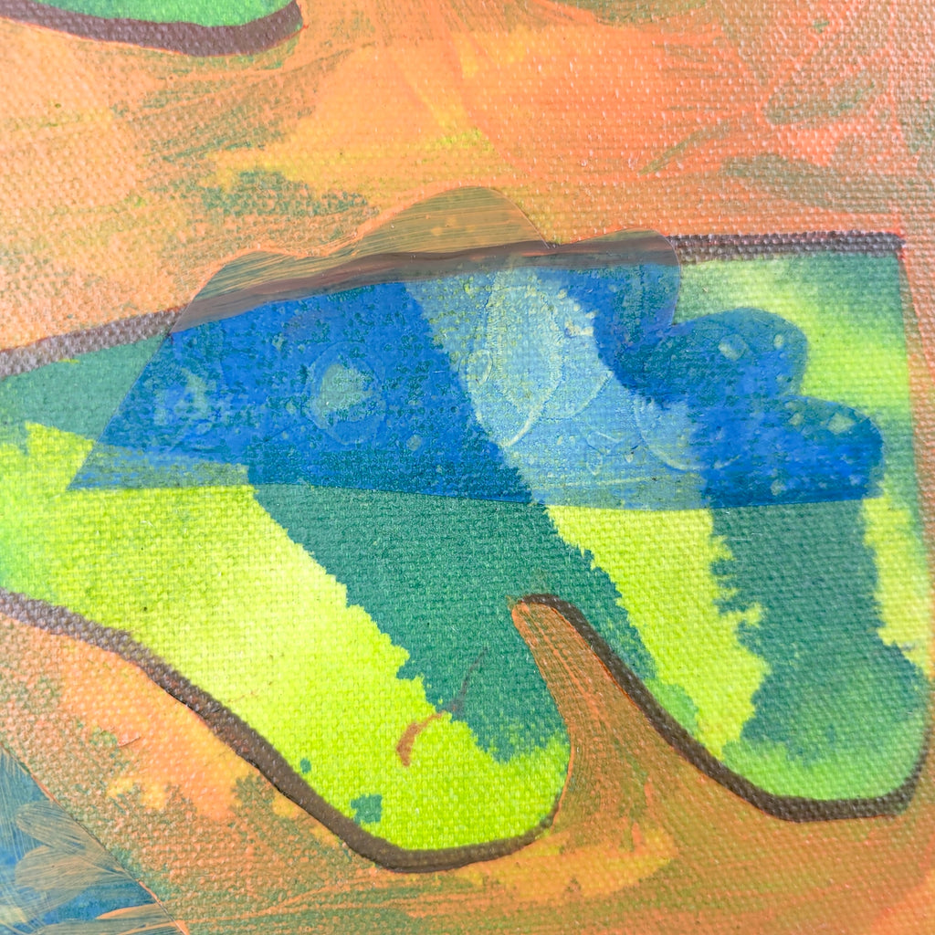 Painting by Nina Bellucci titled "Everything in Time" - 4.