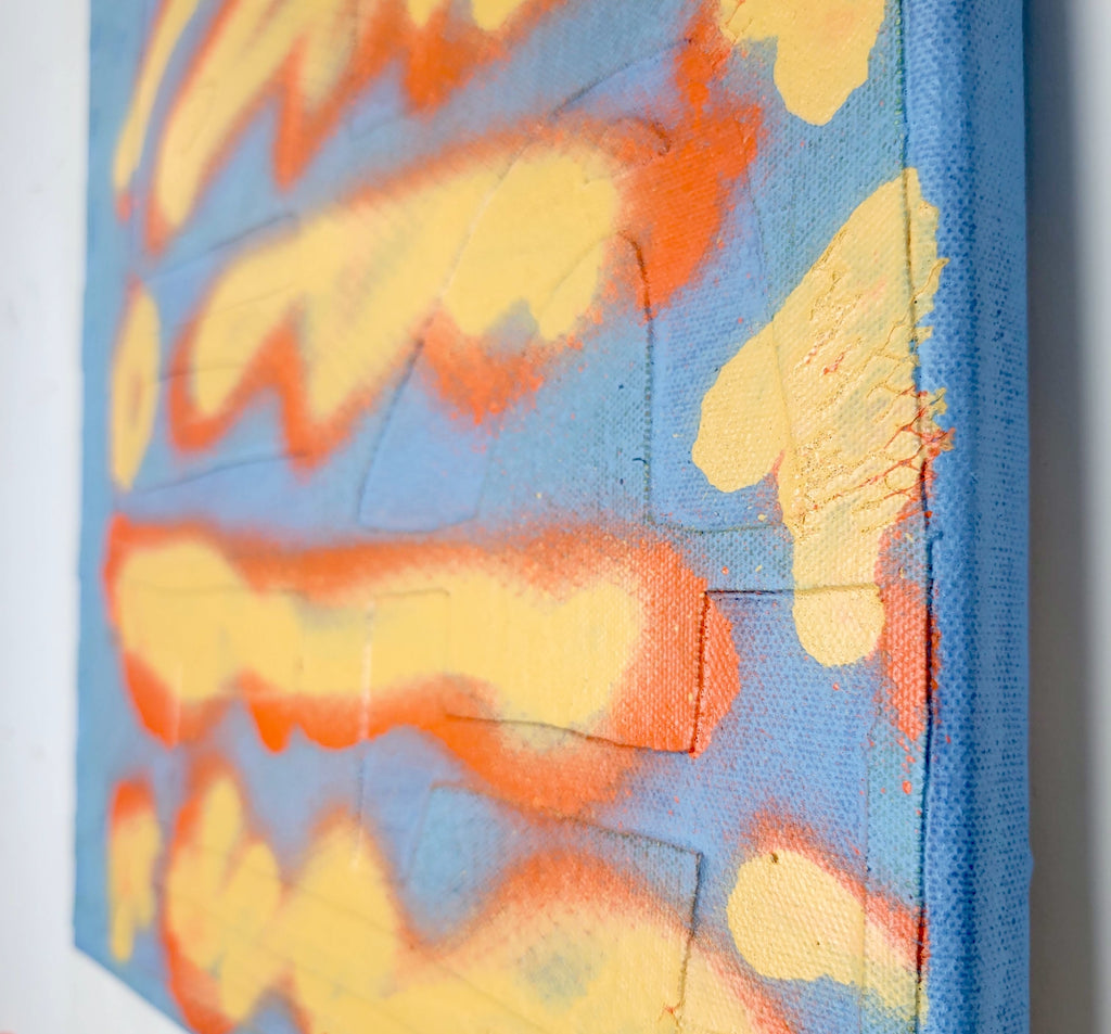 Painting by Nina Bellucci titled "Just Breathe" - 3.