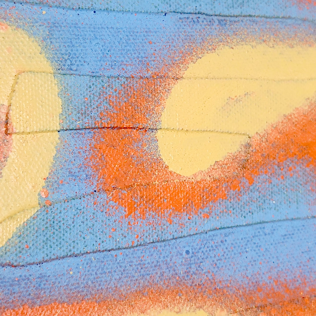 Painting by Nina Bellucci titled "Just Breathe" - 4.