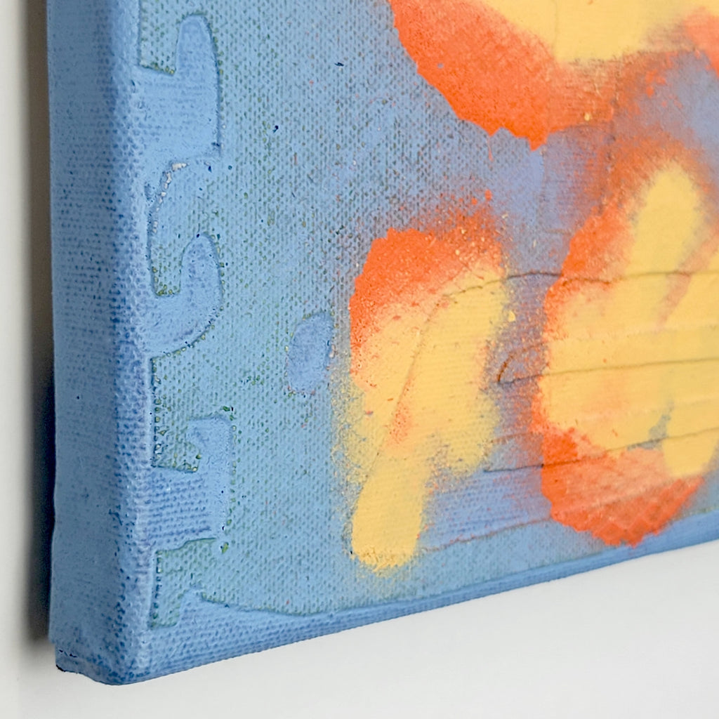 Painting by Nina Bellucci titled "Just Breathe" - 5.