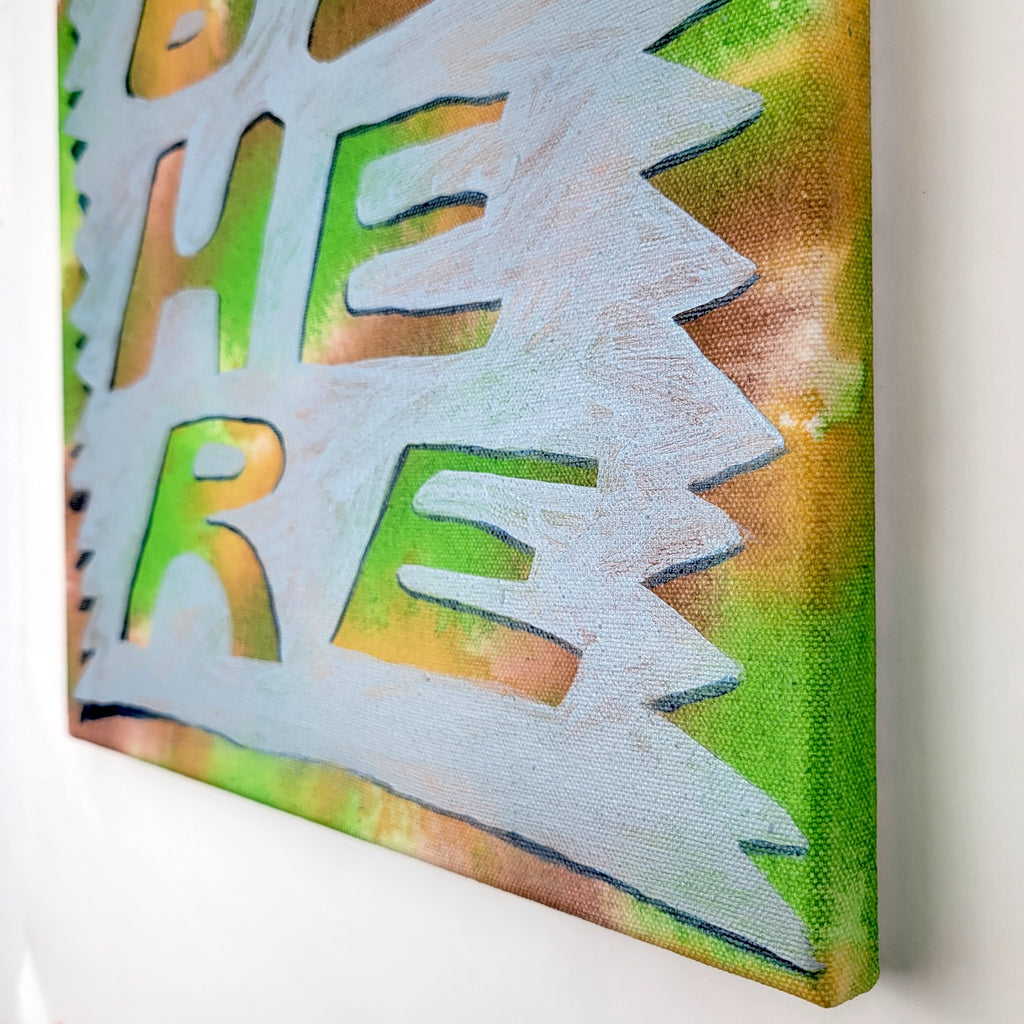 Painting by Nina Bellucci titled "Reminder" - 4.