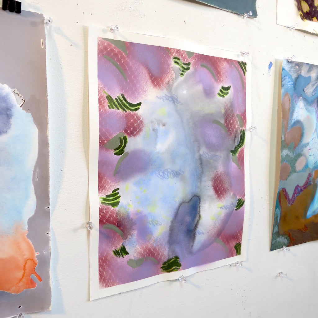 Painting by Nina Bellucci titled "See-through 1" - 4.