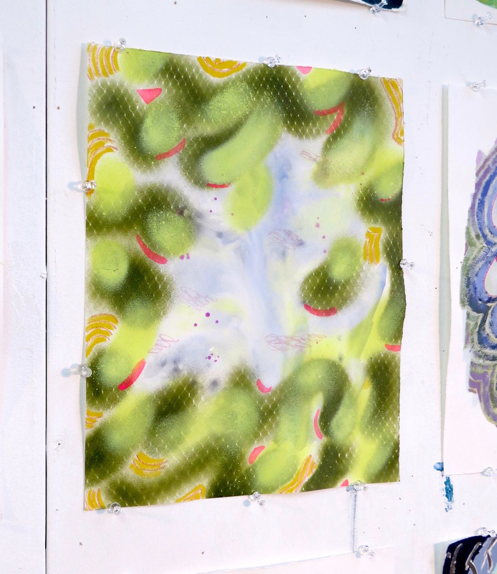 Painting by Nina Bellucci titled "See-through 2" - 4.