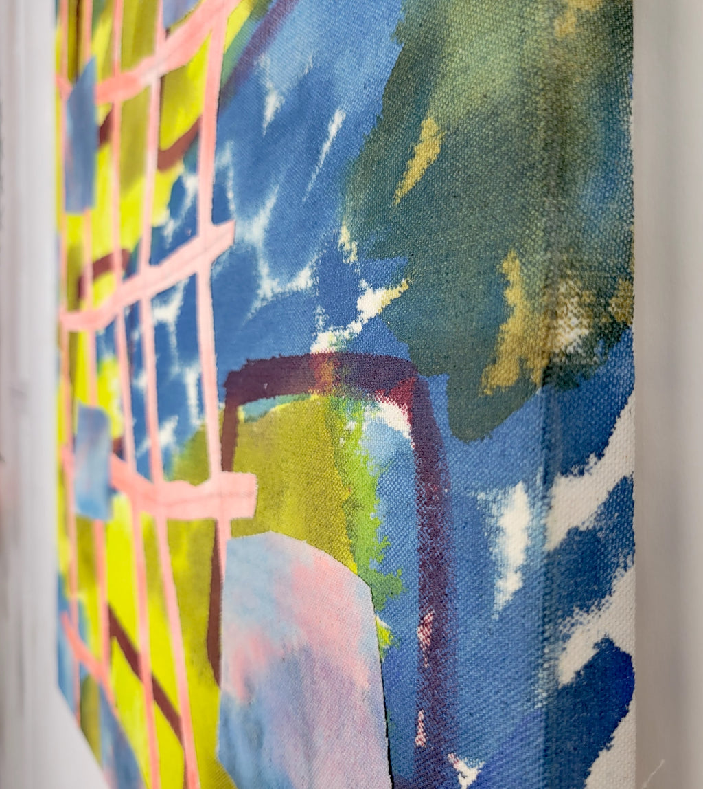 Painting by Nina Bellucci titled "Stay" - 3.