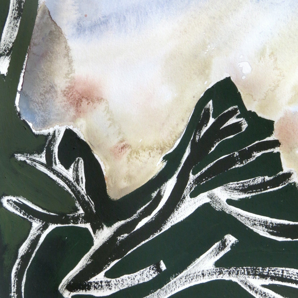 Painting by Nina Bellucci titled "Walk in the Woods" - 3.