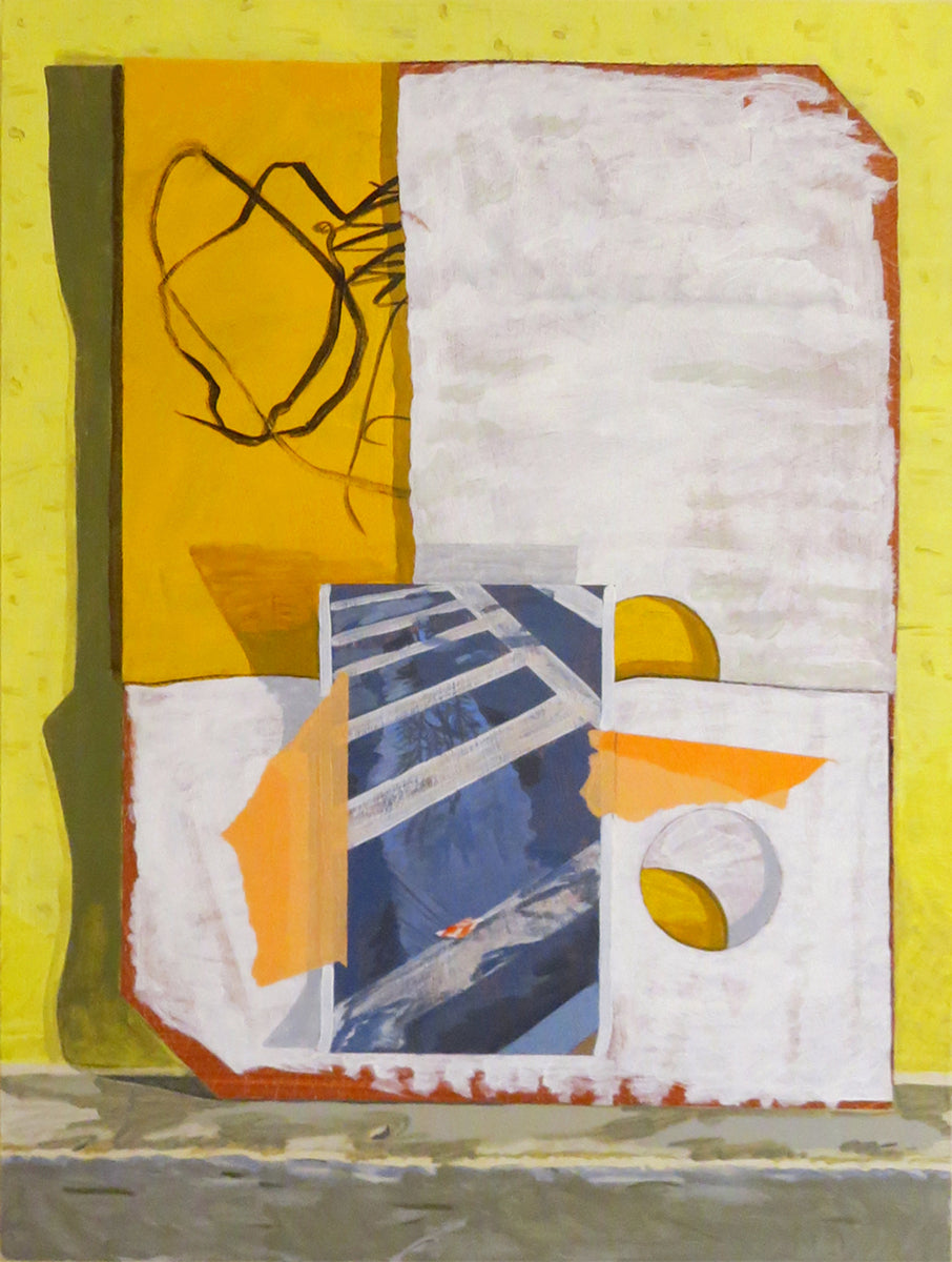 Painting by Nina Bellucci titled "Persistent Pathways" - 2.