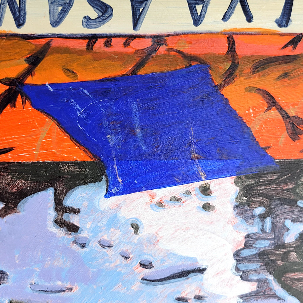 Painting by Nina Bellucci titled "The Reflection of 'I' in Neighborhood" - 5.