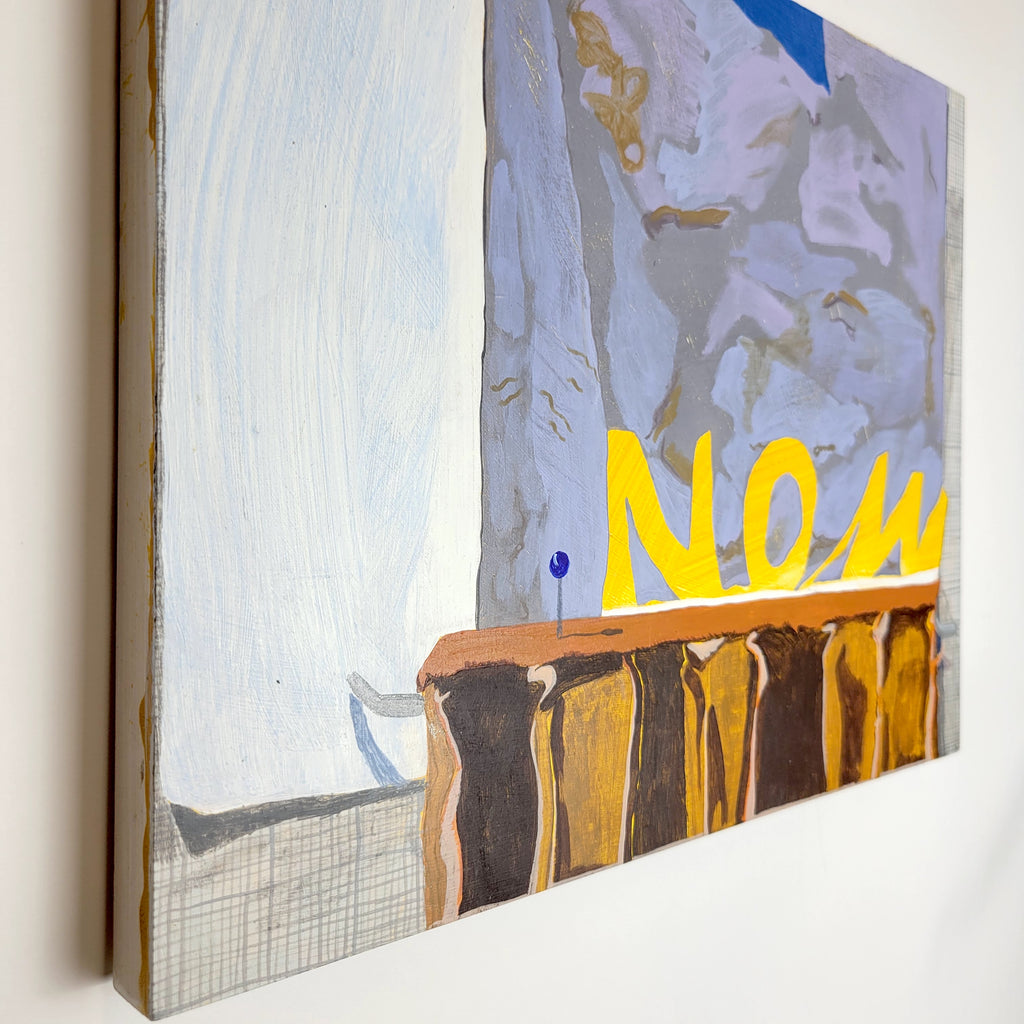 Painting by Nina Bellucci titled "Untitled (Now)" - 5.