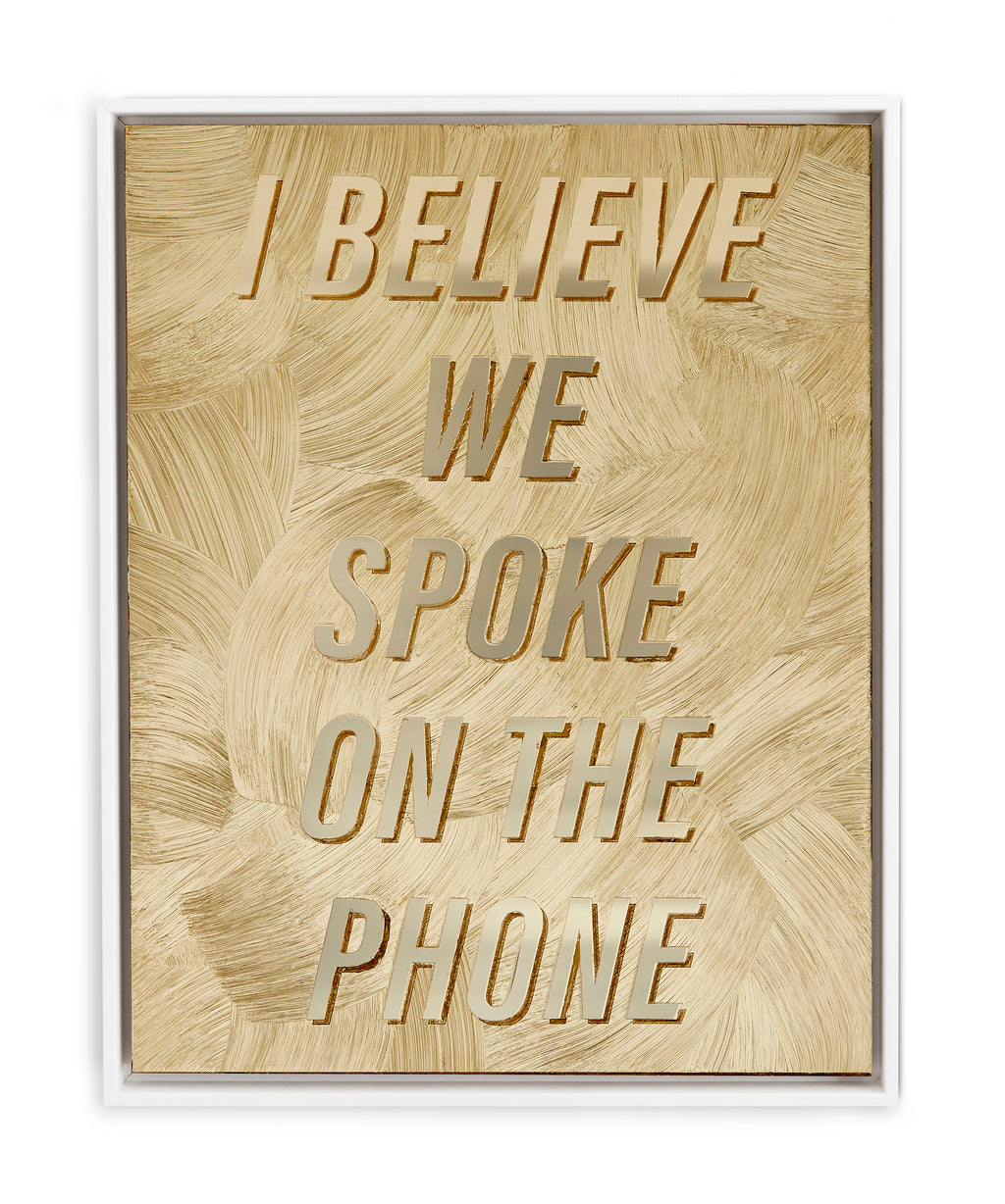 Mixed Media by Ben Skinner titled "I Believe We Spoke" - 2.
