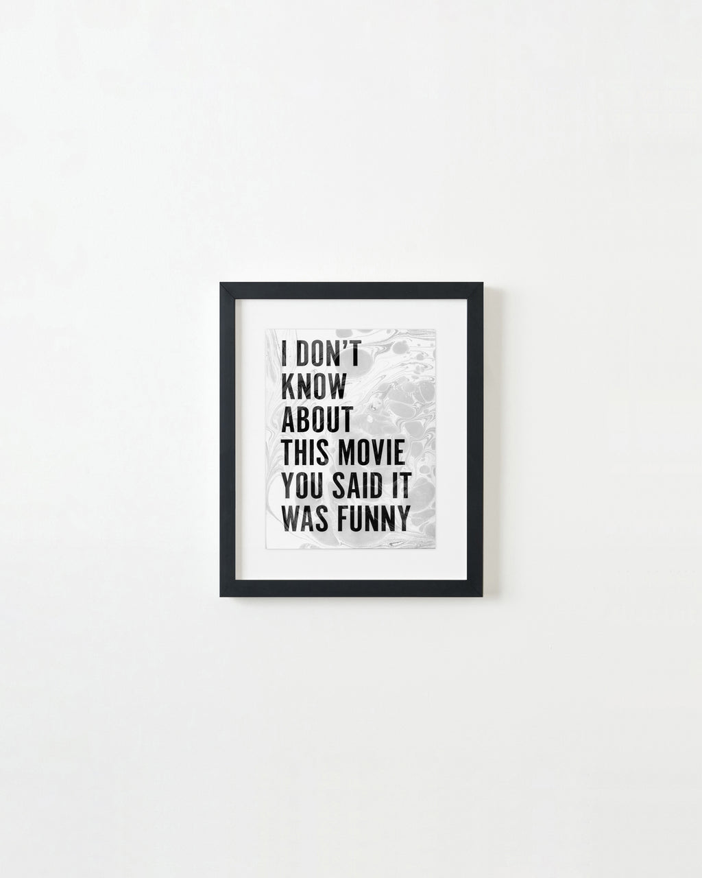 Painting by Ben Skinner titled "I Don't Know About This Movie You Said It Was Funny" - 3.