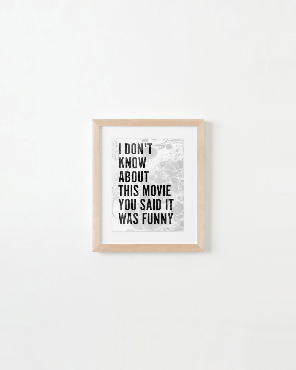 Painting by Ben Skinner titled "I Don't Know About This Movie You Said It Was Funny" - 4.