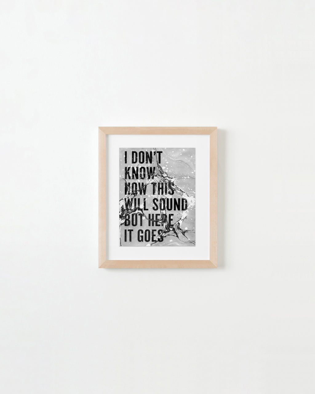 Painting by Ben Skinner titled "I Don't Know How This Will Sound But Here It Goes" - 4.