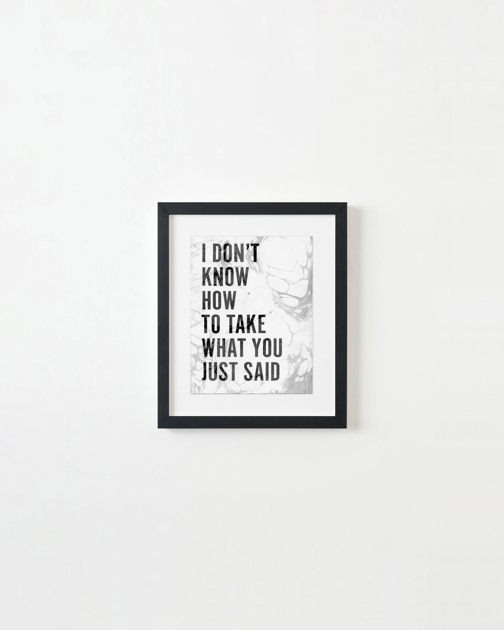 Painting by Ben Skinner titled "I Don't Know How To Take What You Just Said" - 3.