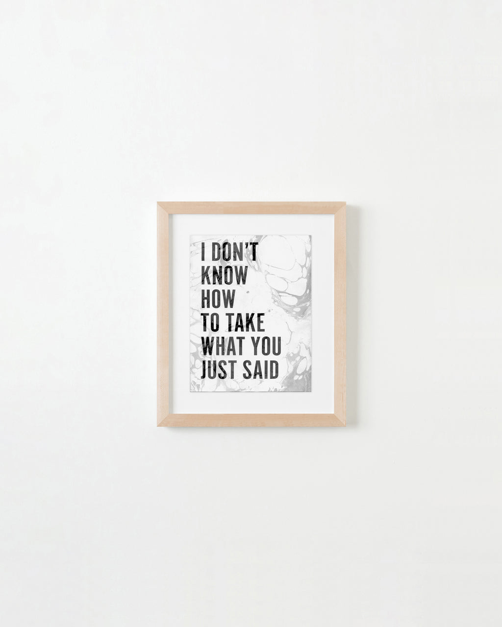 Painting by Ben Skinner titled "I Don't Know How To Take What You Just Said" - 4.