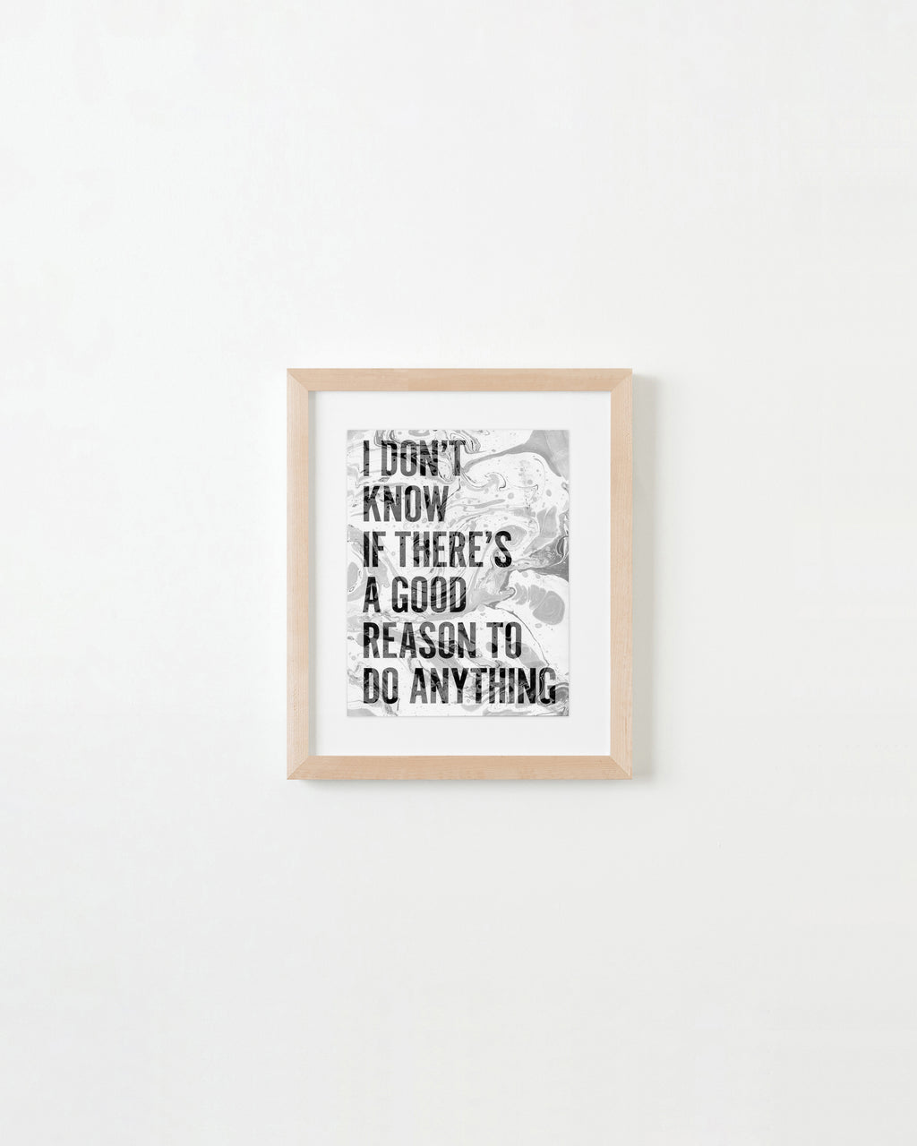 Painting by Ben Skinner titled "I Don't Know If There's A Good Reason To Do Anything" - 4.