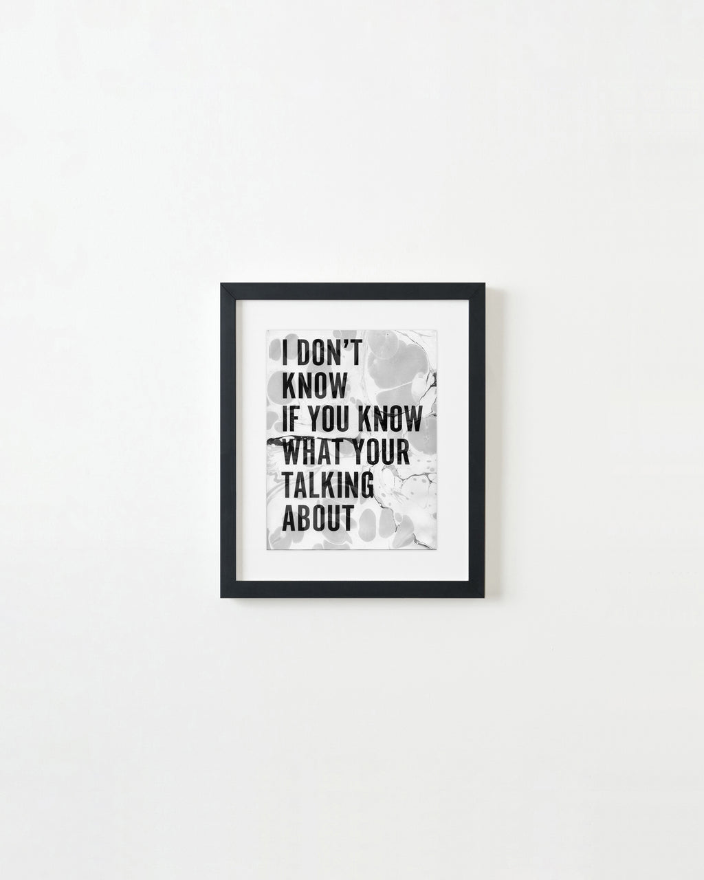 Painting by Ben Skinner titled "I Don't Know If You Know What Your Talking About" - 3.