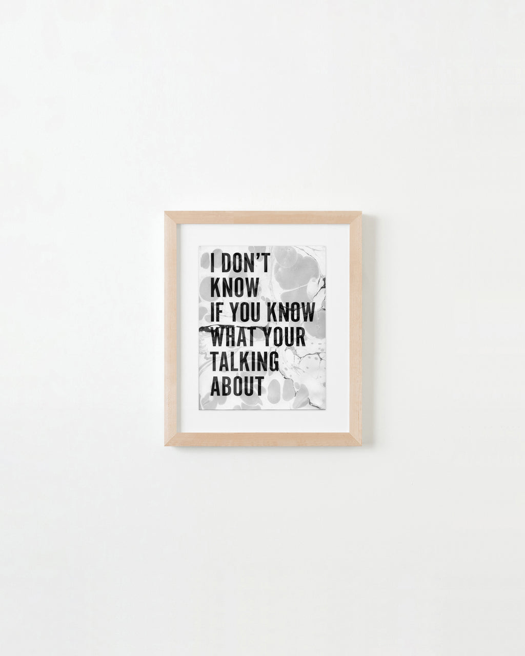 Painting by Ben Skinner titled "I Don't Know If You Know What Your Talking About" - 4.