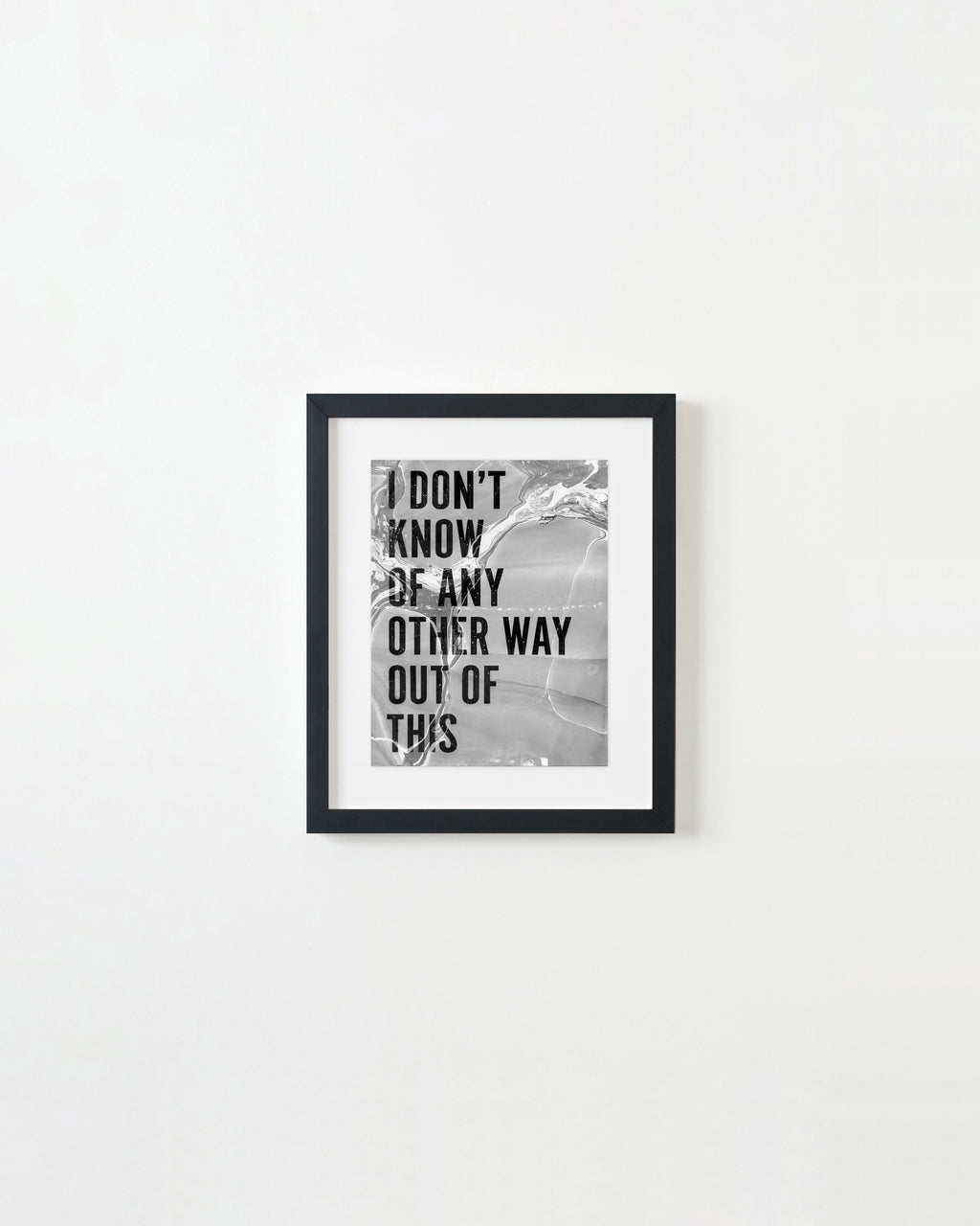 Painting by Ben Skinner titled "I Don't Know of Any Other Way Out of This" - 3.