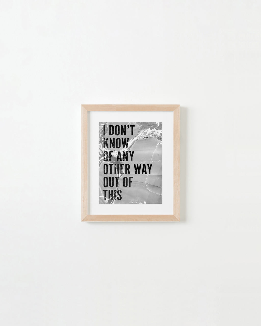 Painting by Ben Skinner titled "I Don't Know of Any Other Way Out of This" - 4.