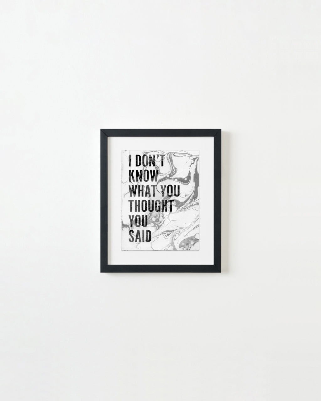Painting by Ben Skinner titled "I Don't Know What You Thought You Said" - 3.
