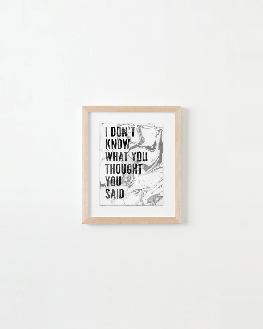 Painting by Ben Skinner titled "I Don't Know What You Thought You Said" - 4.